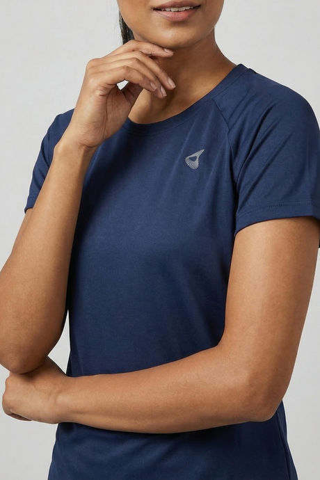 Zelocity Relaxed Quick Dry Top - Navy Peony — image 8